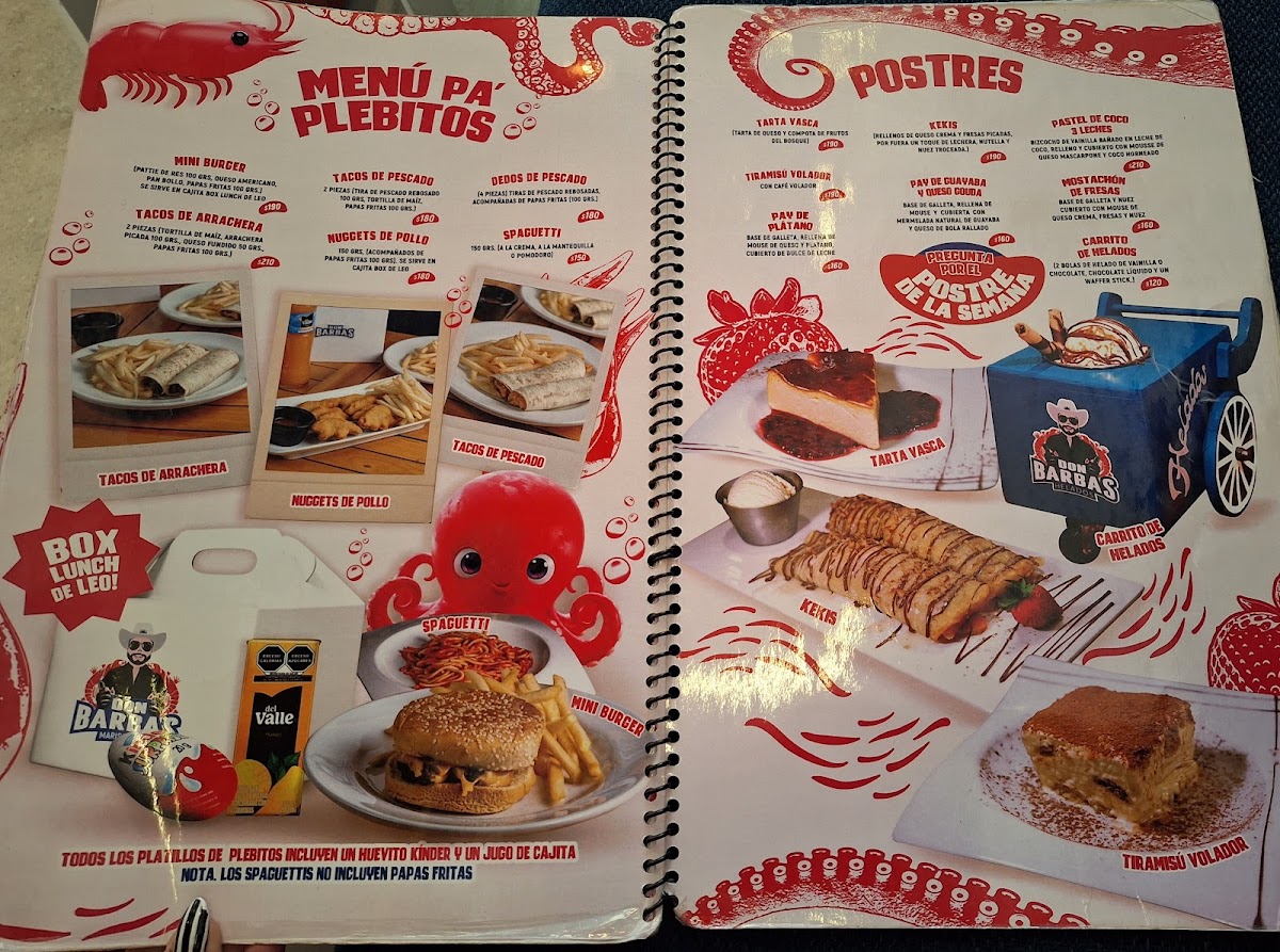 Don Barbas Marisquería Menu - Image 4