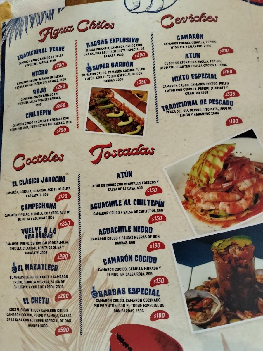 Don Barbas Marisquería Menu - Image 6